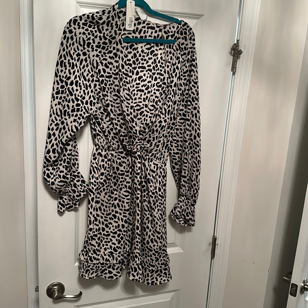 New with tags leopard print dress